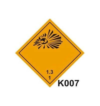 Taşıma Etiketi K007
