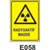 Radyoaktif Madde Sticker