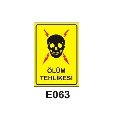 Ölüm Tehlikesi Sticker