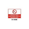 Sigara İçme Alanları dışındaki Yerlerde ve Tuvaletlerde Sigara İçmek Yasaktır Levhası