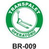 Transpalet Operatörü - Baret Sticker Etiketi