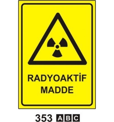 Radyoaktif Madde Levhası